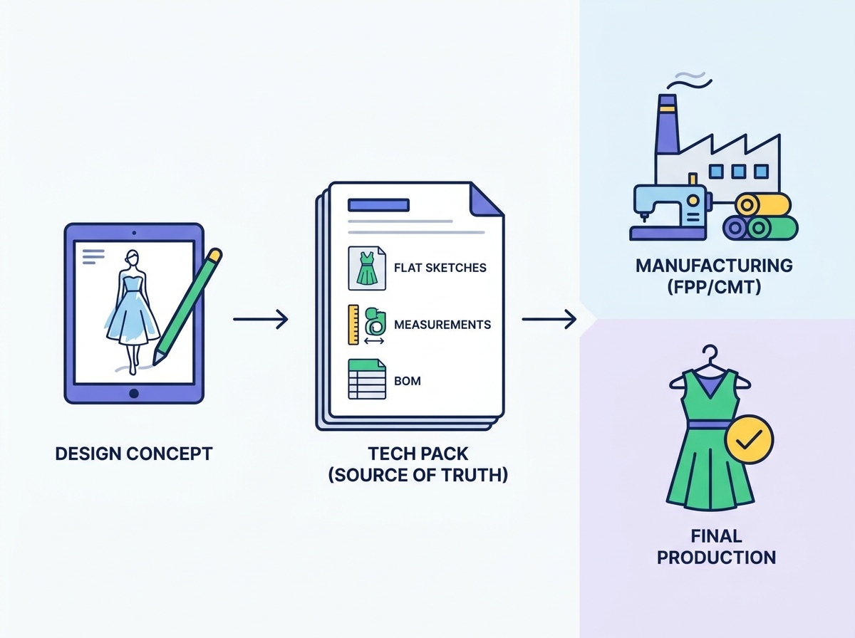 Custom Dress Design and Production Blueprint